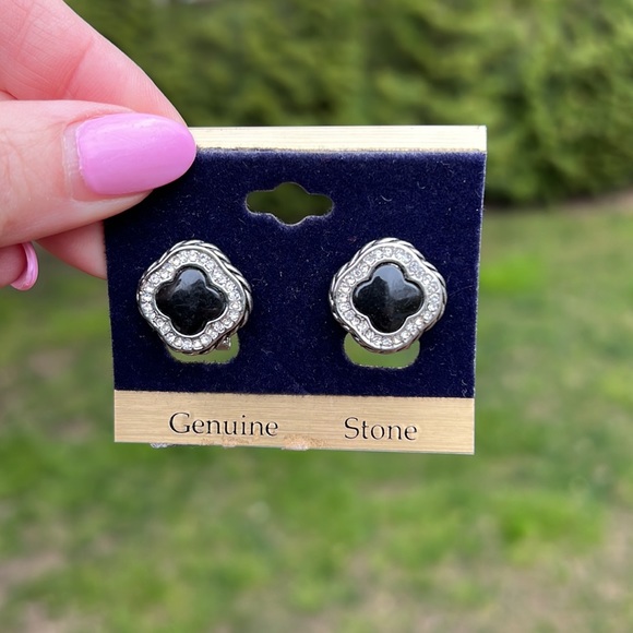 New Designer Inspired French clip back pierced earrings. Completely unique - Picture 7 of 7